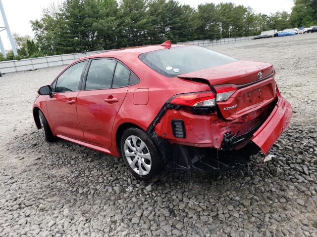 5YFEPRAE9LP033878 - 2020 TOYOTA COROLLA LE RED photo 2