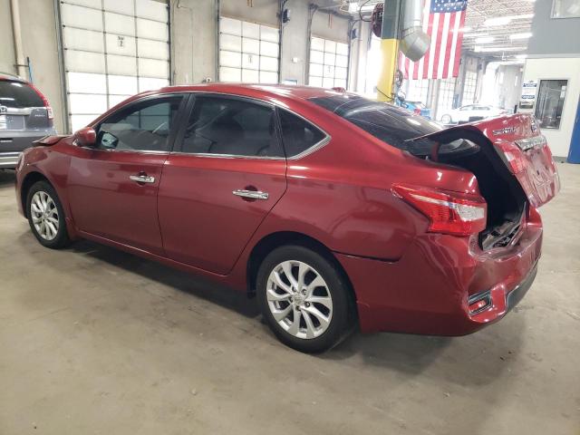 3N1AB7AP1HY292586 - 2017 NISSAN SENTRA S RED photo 2