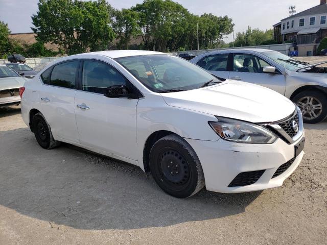 3N1AB7AP2HY335719 - 2017 NISSAN SENTRA S WHITE photo 4