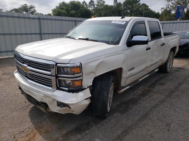 3GCUKTEJ4EG529792 - 2014 CHEVROLET SILVERADO K1500 HIGH COUNTRY WHITE photo 1