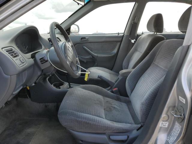 2HGEJ6612YH572217 - 2000 HONDA CIVIC BASE SILVER photo 7