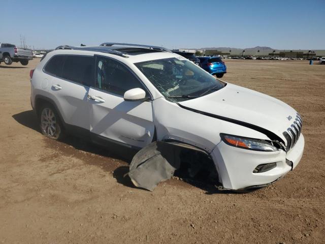 1C4PJLDS5FW708422 - 2015 JEEP CHEROKEE LIMITED WHITE photo 4