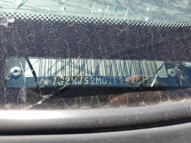 1G2WJ52M0TF254012 - 1996 PONTIAC GRAND PRIX SE 青色 照片 12