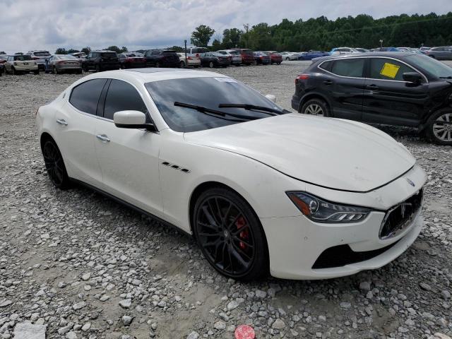 ZAM57RTA3G1168449 - 2016 MASERATI GHIBLI S WHITE photo 4