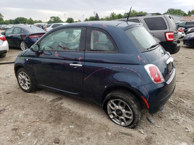 3C3CFFAR3DT747357 - 2013 FIAT 500 POP BLUE photo 2