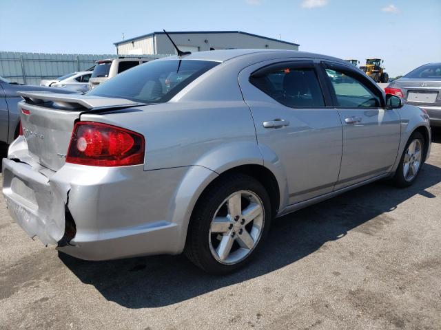 1C3CDZCG8DN510981 - 2013 DODGE AVENGER SXT SILVER photo 3