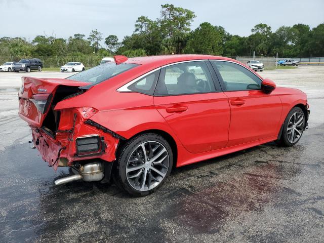 2HGFE1F99NH314323 - 2022 HONDA CIVIC TOURING RED photo 3