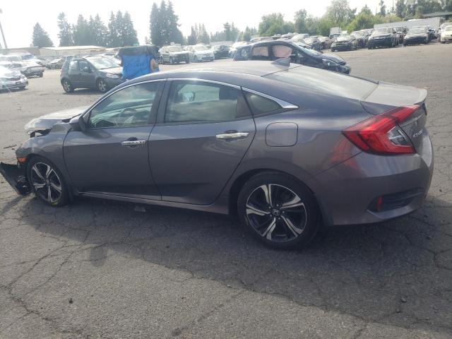 19XFC1F96HE201031 - 2017 HONDA CIVIC TOURING GRAY photo 2