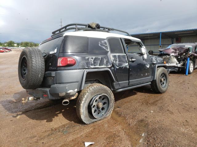 JTEBU11F580107106 - 2008 TOYOTA FJ CRUISER BLACK photo 3