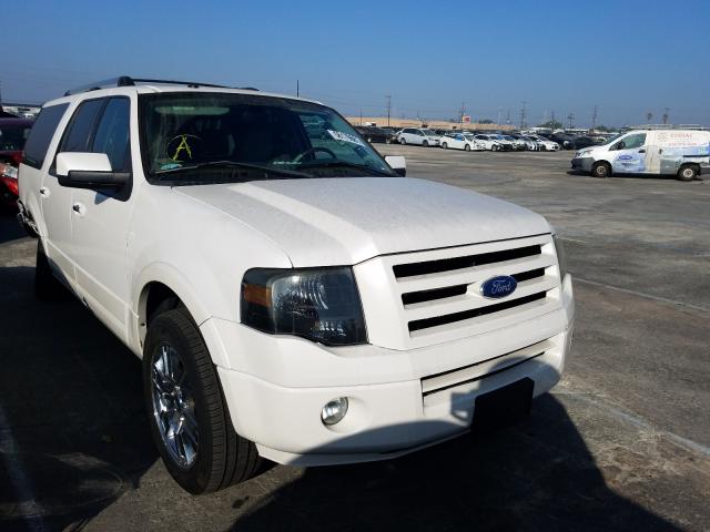 1FMJK1K55AEB66043 - 2010 FORD EXPEDITION EL LIMITED WHITE photo 1