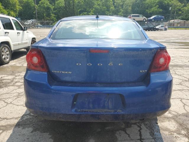 1C3CDZCB5DN556773 - 2013 DODGE AVENGER SXT BLUE photo 6