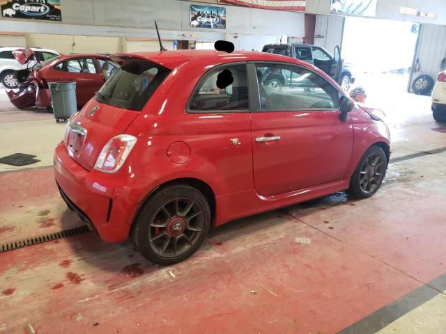 3C3CFFFH5DT739759 - 2013 FIAT 500 ABARTH RED photo 3