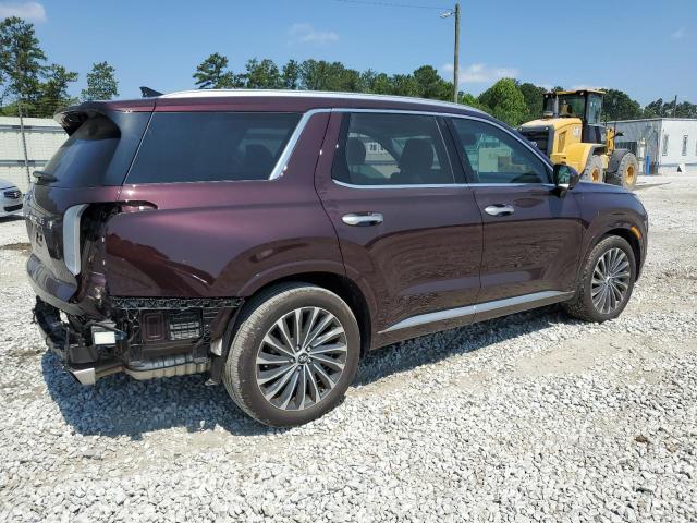 KM8R74GE4PU543233 - 2023 HYUNDAI PALISADE CALLIGRAPHY MAROON photo 3