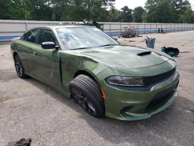 2C3CDXCT8NH235771 - 2022 DODGE CHARGER R/T GREEN photo 4