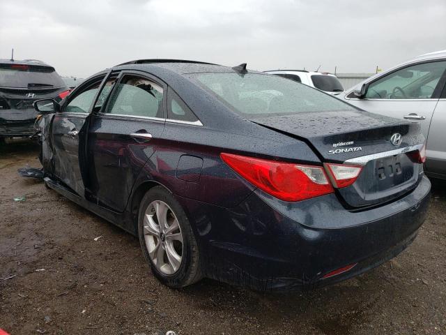 5NPEC4AC7DH681778 - 2013 HYUNDAI SONATA SE BLUE photo 2