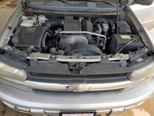 1GNDS13S472265962 - 2007 CHEVROLET TRAILBLAZE LS SILVER photo 12