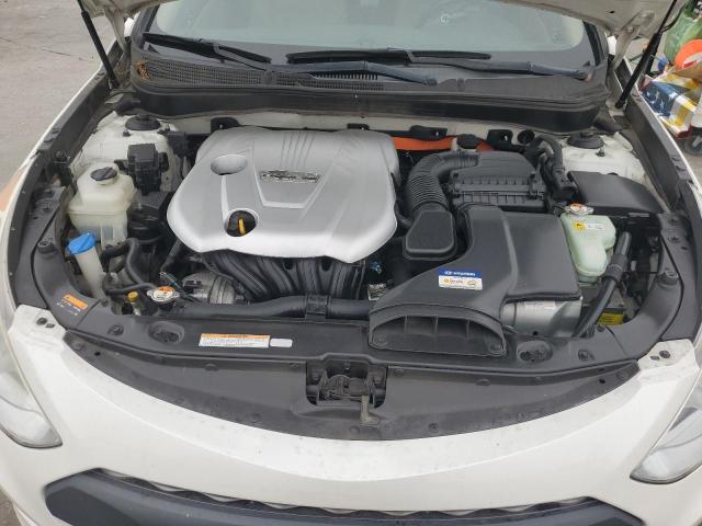 KMHEC4A42DA099888 - 2013 HYUNDAI SONATA HYBRID WHITE photo 11