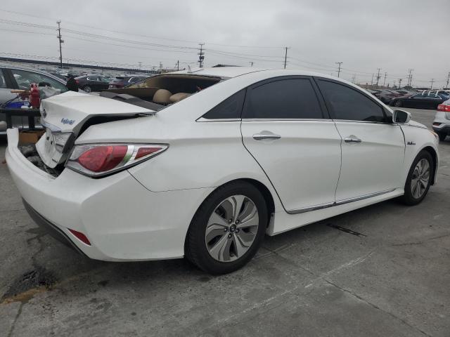 KMHEC4A42DA099888 - 2013 HYUNDAI SONATA HYBRID WHITE photo 3