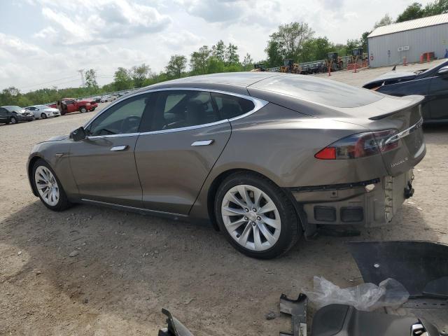 5YJSA1E27GF128303 - 2016 TESLA MODEL S BROWN photo 2
