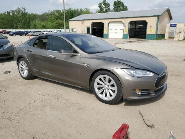 5YJSA1E27GF128303 - 2016 TESLA MODEL S BROWN photo 4