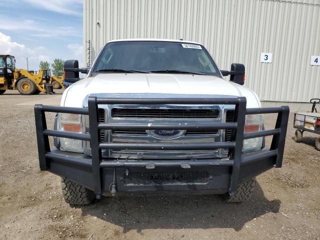 1FTWW31R68EB74516 - 2008 FORD F350 SRW SUPER DUTY WHITE photo 5