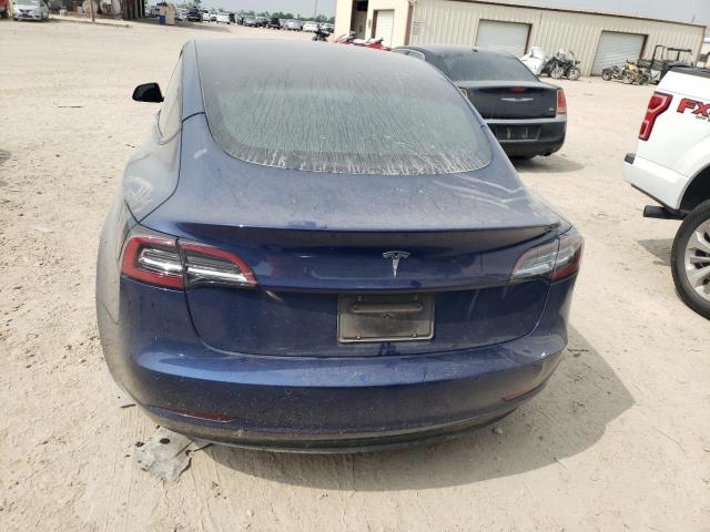 5YJ3E1EA8MF919354 - 2021 TESLA MODEL 3 BLUE photo 6