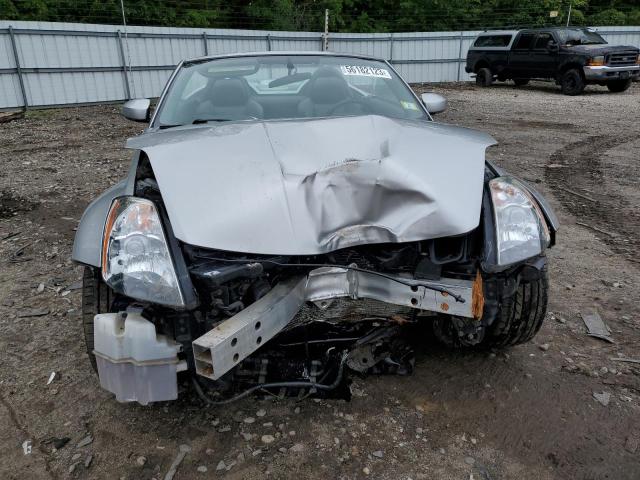 JN1AZ36A14T016601 - 2004 NISSAN 350Z ROADSTER SILVER photo 5