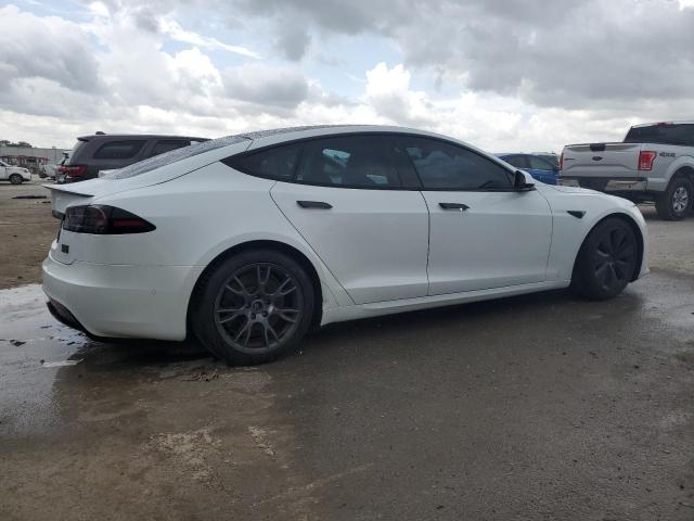 5YJSA1E60NF477416 - 2022 TESLA MODEL S Սպիտակ լուսանկար 3
