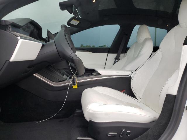 5YJSA1E60NF477416 - 2022 TESLA MODEL S Սպիտակ լուսանկար 7