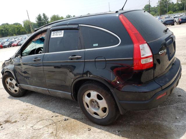 5J6RE48399L007825 - 2009 HONDA CR-V LX BLACK photo 2