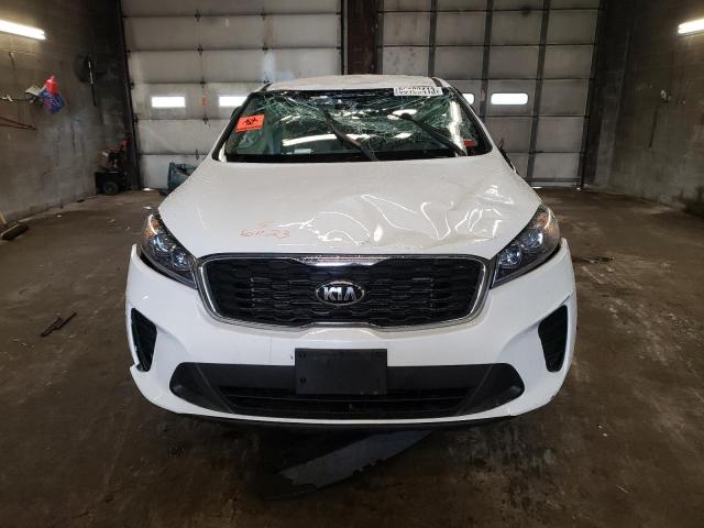 5XYPGDA39KG574118 - 2019 KIA SORENTO L WHITE photo 5