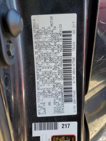 3TMJU62N88M055597 - 2008 TOYOTA TACOMA DOUBLE CAB PRERUNNER BLACK photo 12