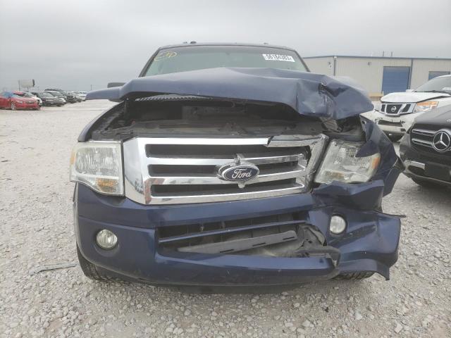 1FMJK1H54CEF10410 - 2012 FORD EXPEDITION EL XLT BLUE photo 5