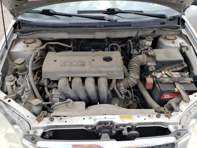 JTDBR32E870123760 - 2007 TOYOTA COROLLA CE SILVER photo 11