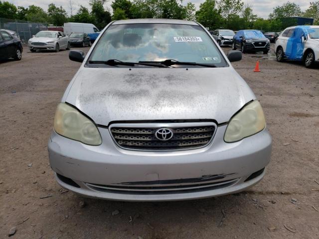 JTDBR32E870123760 - 2007 TOYOTA COROLLA CE SILVER photo 5