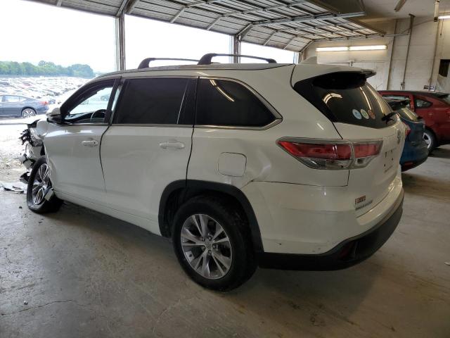 5TDKKRFH3FS111376 - 2015 TOYOTA HIGHLANDER XLE 白色 照片 2