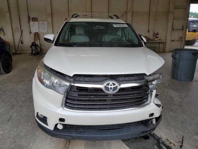 5TDKKRFH3FS111376 - 2015 TOYOTA HIGHLANDER XLE 白色 照片 5