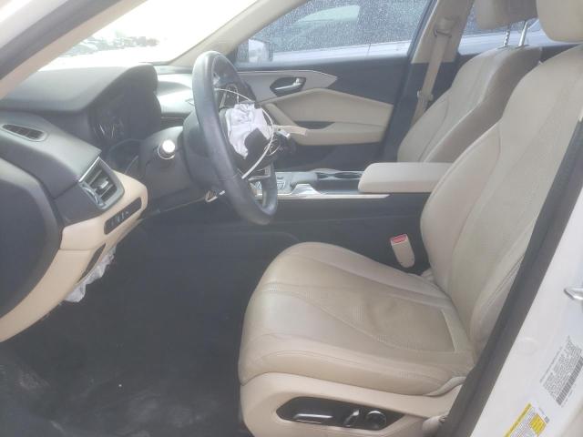 19UUB5F45MA004503 - 2021 ACURA TLX TECHNOLOGY WHITE photo 7