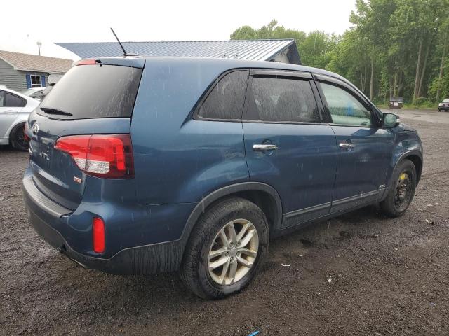 5XYKTCA6XEG544964 - 2014 KIA SORENTO LX BLUE photo 3