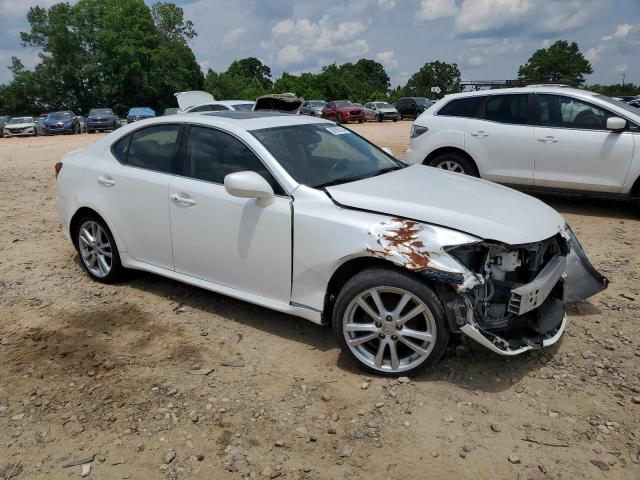 JTHBK262672048977 - 2007 LEXUS IS 250 WHITE photo 4