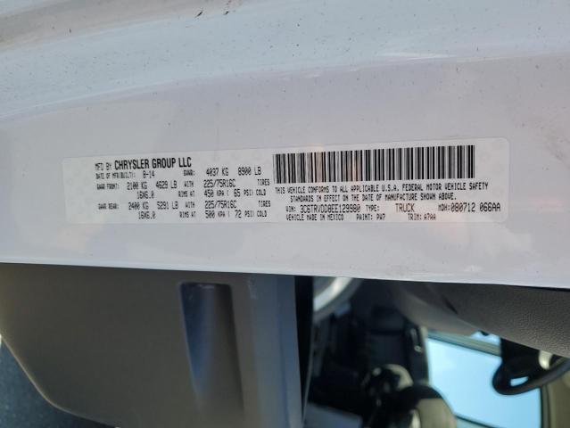 3C6TRVDD8EE129980 - 2014 RAM PROMASTER 2500 HIGH Weiß Foto 13