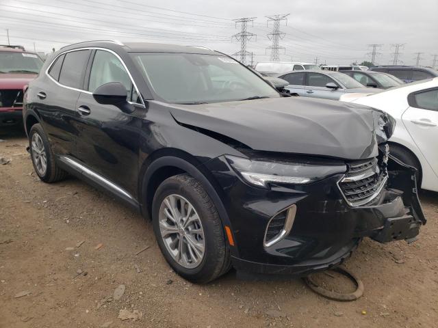 LRBAZLR44ND108962 - 2022 BUICK ENVISION PREFERRED BLACK photo 4