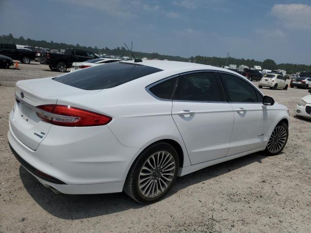 3FA6P0LU6HR110671 - 2017 FORD FUSION SE HYBRID WHITE photo 3