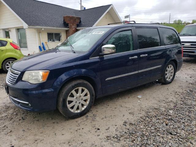 2C4RC1CGXCR267475 - 2012 CHRYSLER TOWN & COU TOURING L BLUE photo 1