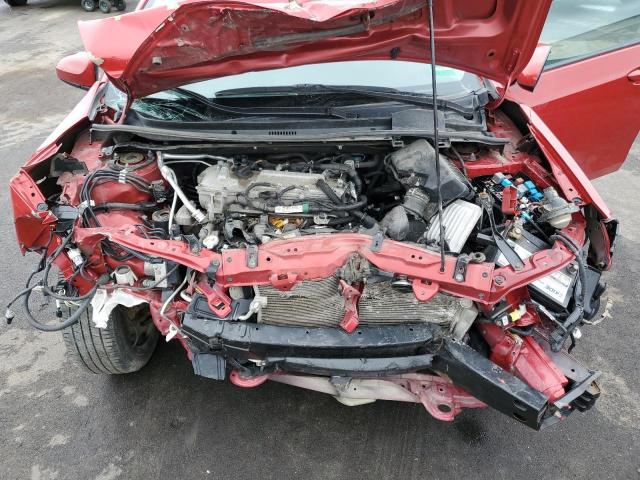 2T1BURHE5KC244723 - 2019 TOYOTA COROALLA L RED photo 11