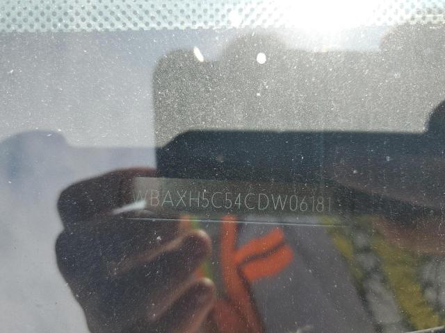 WBAXH5C54CDW06181 - 2012 BMW 528 XI WHITE photo 12