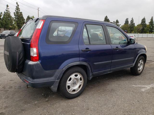 JHLRD68525C011539 - 2005 HONDA CR-V LX BLUE photo 3