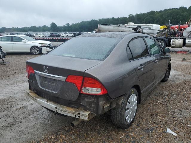 2HGFA16539H537990 - 2009 HONDA CIVIC LX BROWN photo 4