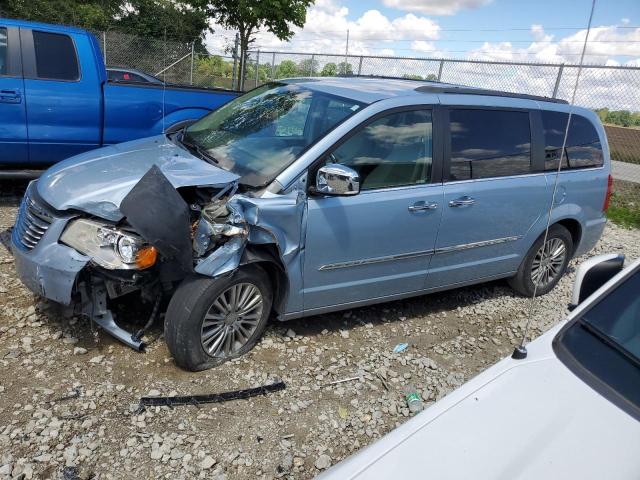 2C4RC1CG1DR535511 - 2013 CHRYSLER TOWN & COU TOURING L BLUE photo 1