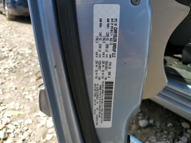 2C4RC1CG1DR535511 - 2013 CHRYSLER TOWN & COU TOURING L BLUE photo 13